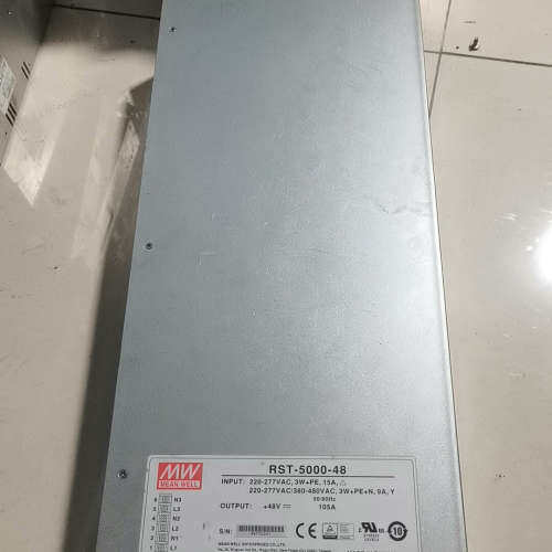 议价台湾明纬拆机电源RST-5000-48 DC48V105A