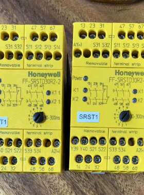 议价拆机霍尼韦尔FF-SRSTD30R2-2双路保护继电器。功能
