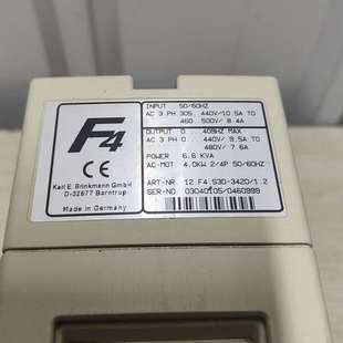 V1.2 议价KEB科比F4变频器12.F4.S3D 3420