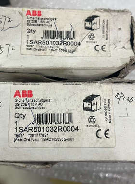 议价1SAR501032R0004全新ABB安全继电器拍摄