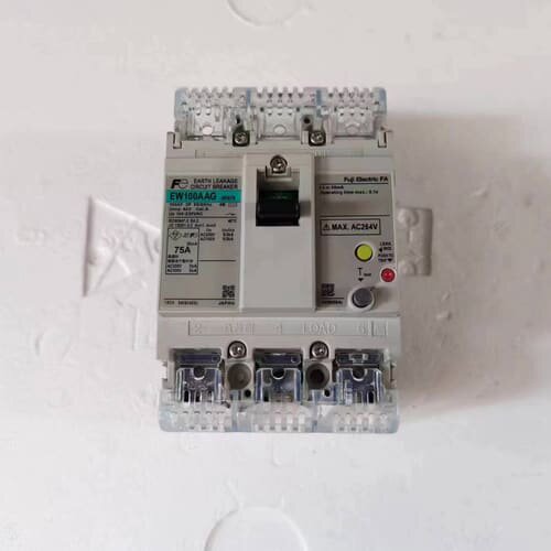 议价富士塑壳漏电保护断路器，型号 EW100AAG 3P 75