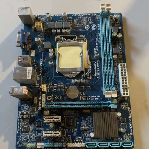 议价机架H61m-S1主板 使用正常 成色实拍 原装挡板 非