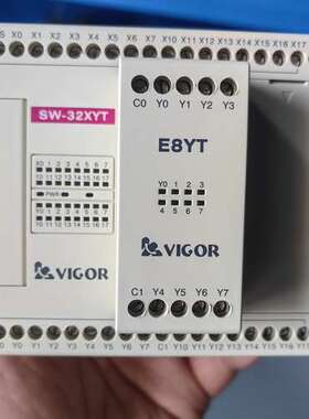 议价台湾丰炜VIGOR PLC SW-32XYT，带扩展模块E8