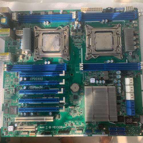议价ASROCK华擎EP2C602主板 原装拆机成色不错功能都测