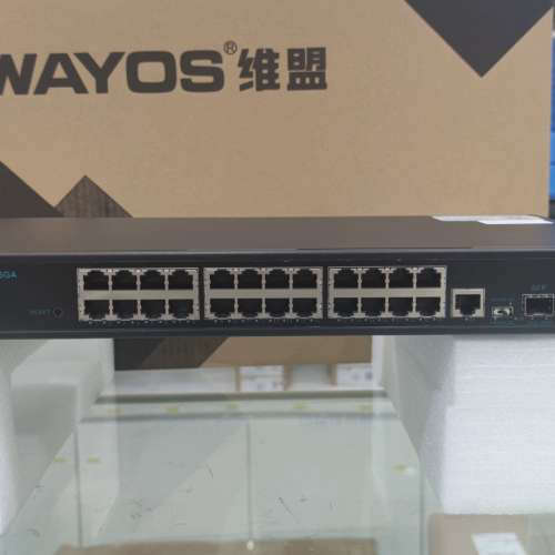 议价买多了工程剩余wayos维盟WS3026GA 全千兆交换机防