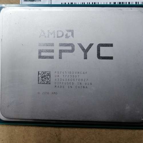 议价AMD EPYC 7451 CPU 24核2.3G-3.2G