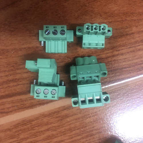 议价绿色连接器 TP508H-00F-3P 带法兰盘100只 5