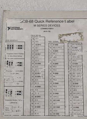 议价NATIONAL INSTRUMENTOS SCB-68