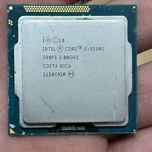 议价出正式版CPU i5 3550s 图片上成色 测试好发货