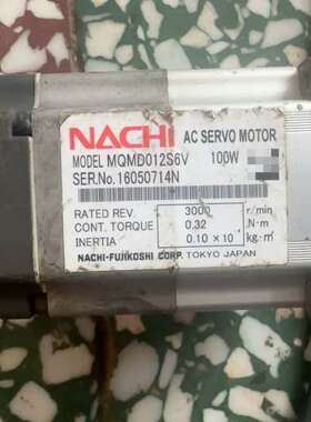 议价NACHi纳智伺服电机MQMD012S6V100W