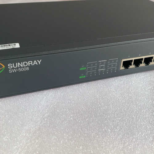 议价SUNDRAY SW-5008 8口全千兆POE交换机、端口