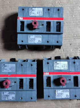 议价ABB隔离开关OT  160ET3（3只）成色如图  二手拆