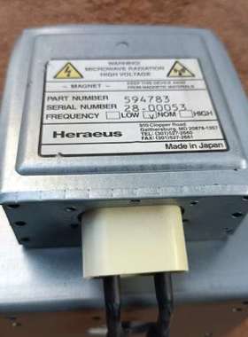 议价Heraeus贺利士，磁控管594783，/无