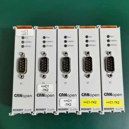 议价倍福EL6751 CANopen模块，二手拆机，轻微使用几乎