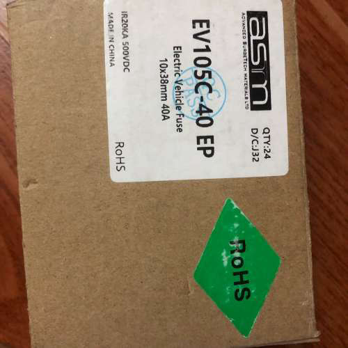 议价新能源电路熔断器ASTM EV105C-40A   型号