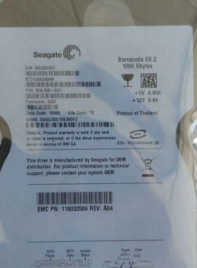 议价Seagate/希捷 ST31000340NS 1t服务器盘