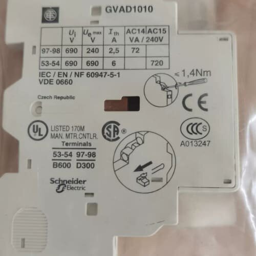 议价〈260〉正品马达断路器辅助GVAD1010 还剩