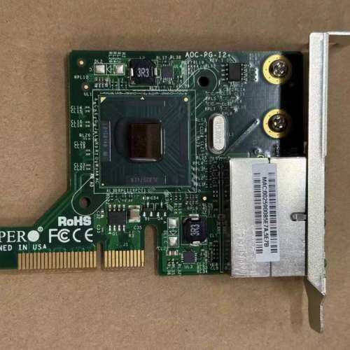 议价超微 AOC-PG-I2 82576双口千兆网卡 ，免驱动，
