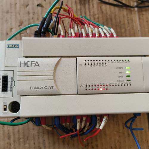 议价禾川PLC，HCA8-24X24YT-A，功能正常使用，二手