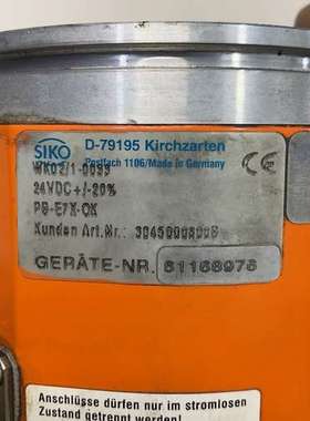 议价SIKO D-79195 WK02/1-0033编码器，成色