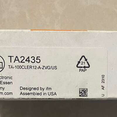 议价【全新原装易福门ifm温度传感器】型号TA2435，TA-1