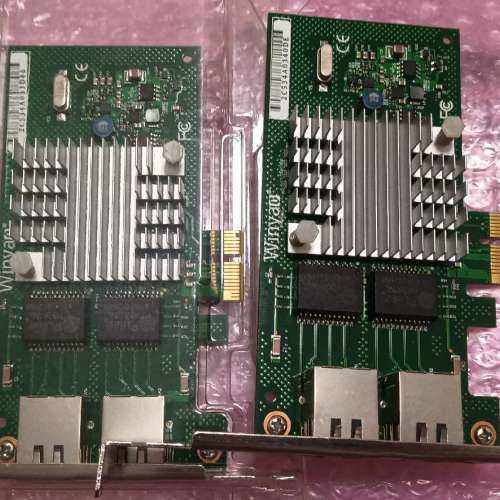 议价Winyao WY580T PCIe X1双口千兆网卡，二个,3C数码配件,其它配件,淘宝优惠券,粉丝福利购,淘宝优惠卷