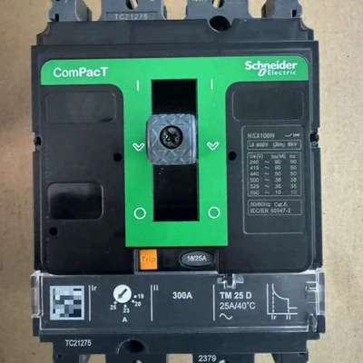 议价塑壳断路器NSX100N，3P 25A，二手拆机，成色