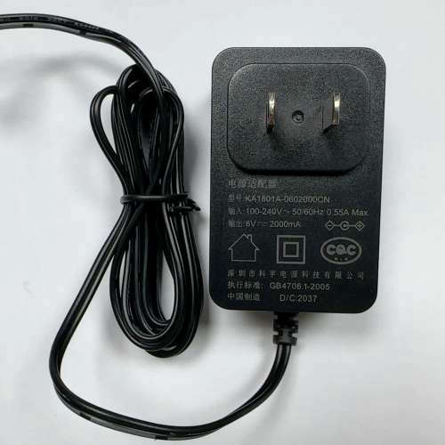 议价6V2A电源适配器全新原装6V2000mA 中国规扁插 输出