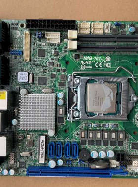 议价华擎IMB-161-L工控设备主板 尺寸17x17 成色漂亮
