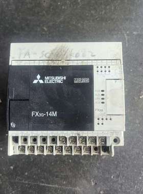 三菱PLC FX3G-14MT/ES-A 原装拆机，成色如图