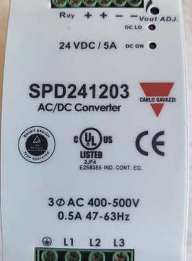 议价正品瑞士佳乐开关电源:SPD241203、24vDC / 5