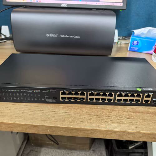 议价全新锐捷•睿易RG-ES126S-LP V2 24口百兆