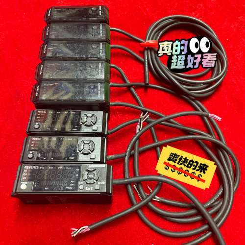 议价基恩士放大器 GT2-72A，7个。1个长线2米。短线6个，