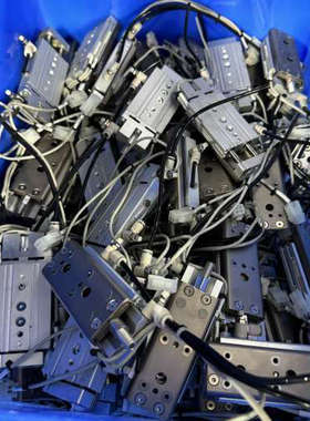 议价SMC MXQ12C-30ZE2 气动双轴滑台气缸 拆机成色