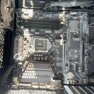 议价出闲置主板微星B360m迫击炮   带挡板  功能正常