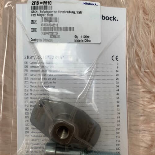 议价 2R8=M10假肢 脚板适配器，钢 1S49、1S
