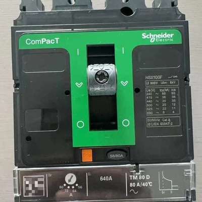 议价ComPacT塑壳断路器NSX100F，3P 80A，