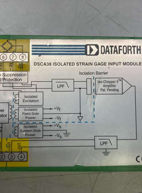 议价DATAFORTH继电器 DSCA38-07 成色如图新