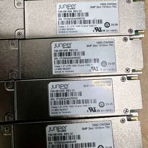 议价Juniper 100G CWDM4 100G 2KM LC