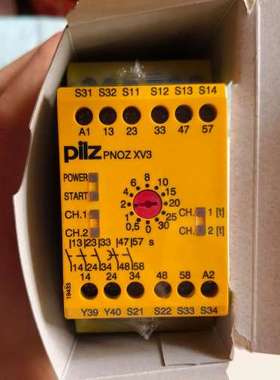 皮尔兹PNOZ XV3，型号774540，24VDC供电，3
