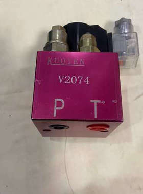 议价KUOYEN谷研电动止回阀V2074，99新试装了一下，功能