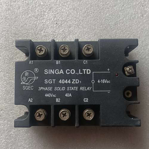议价拆机件SGEC新佳三相固态继电器 SGT4044ZD1。功能