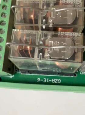 议价GZR-1E-6继电器模组，24V工作电压，6路输出，