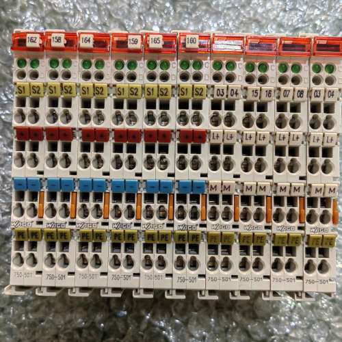 议价WAGO万可PLC模块 750-501  22台二手拆机的功