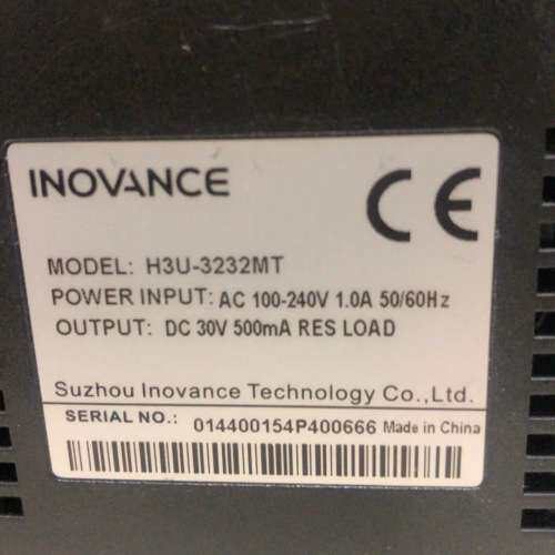 议价汇川PLC H3U-3232MT，拆机品，成色如图，外观完整