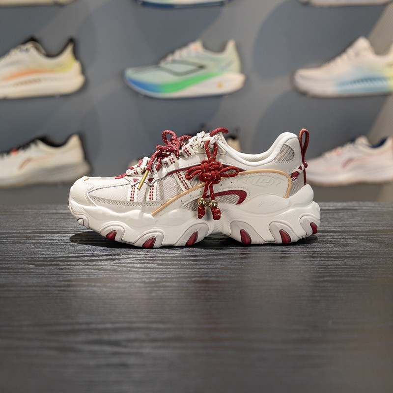 李宁猫爪LITE 3休闲鞋女鞋2026春季新款增高老爹鞋运动鞋AGCW004,运动鞋new,运动休闲鞋,淘宝优惠券,粉丝福利购,淘宝优惠卷