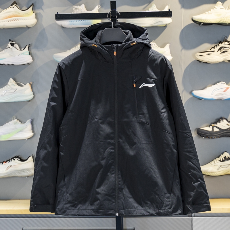 李宁运动风衣加绒保暖