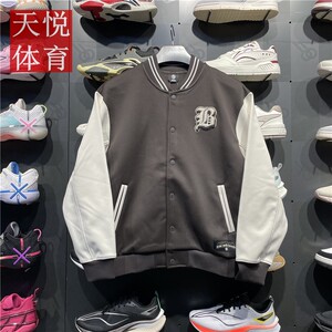 李宁反伍BADFIVE男子加绒保暖宽松针织夹克AJDV003