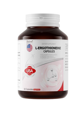 Flylive【美国进口】白番茄麦角硫因全身美白丸褪黑淡斑美容养颜