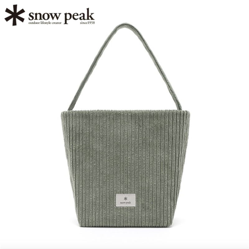 snowpeak雪峰灯芯绒手提包女士